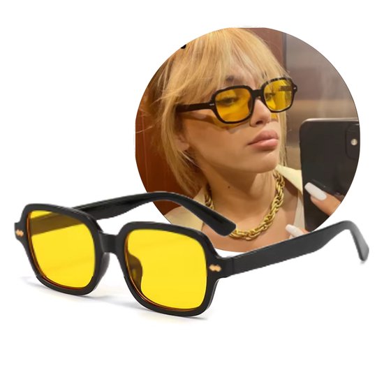 FLIPFLOP CLUB® Wimpel Zonnebril - Gele Bril - Olympische Spelen - Accessoires voor EK WK Voetbal - Koningsdag - Festival Bril - Oranje Glazen | Zomer - Shades Eyewear