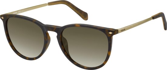 Fossil 3078/S Unisex Zonnebril - bruin van Merkloos