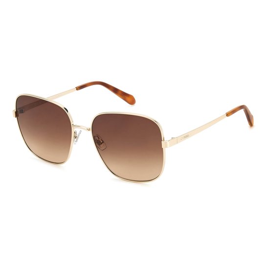 FOSSIL FOS 2133/G/S 06J GOLD HAVANA 57/17/140 Vrouw Zonnebrillen van Merkloos