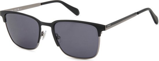 Fossil Fos 2142/G/S Rechthoekig Metaal Heren Zonnebril van Fossil