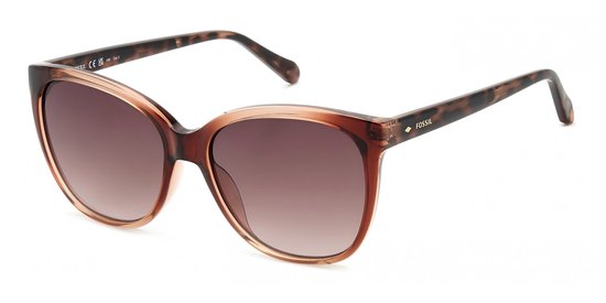 Fossil FOS 3147/G/S Crystal brown 56/16/140 WOMAN Zonnebrillen