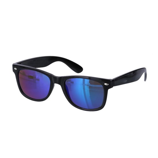 Freaky Glasses® - Classic Style - Festival Bril - Rave Zonnebril - Gabber - Dames - Heren - Groen Blauwe Spiegellenzen van Freaky Glasses