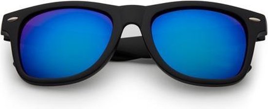 Freaky Glasses® – Classic Zonnebril - Festival Bril – Rave Zonnebril – Dames – Heren - Blauwe Spiegellenzen van Freaky Glasses