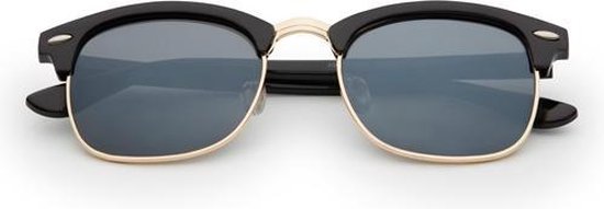 Freaky Glasses® – Club Style Zonnebril - Festival Bril – Rave Zonnebril - UV400 – Dames – Heren - Zwart - Goud van Freaky Glasses