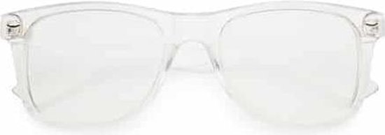 Freaky Glasses® - deluxe spacebril - festival bril - dames en heren - transparant van Merkloos