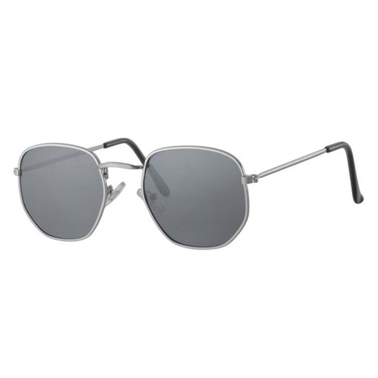 Freaky Glasses® - Festival Bril - Rave Zonnebril - UV400 - Dames - Heren - Zilveren Spiegelglazen van Freaky Glasses