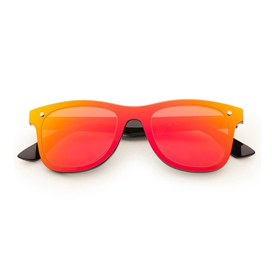 Freaky Glasses® - Party zonnebril - Festivalbril - Partybril - Spiegellenzen - Classic montuur - oranje van Freaky Glasses
