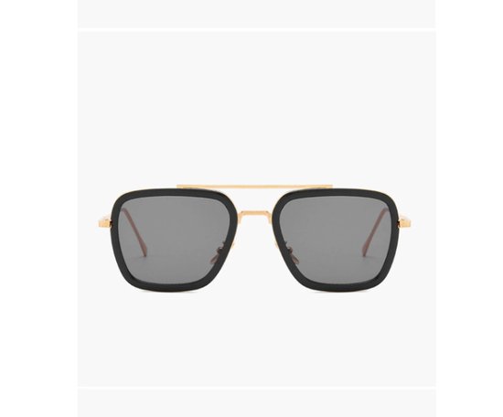 Freaky Glasses - Zonnebril classic - Festivalbril - Bril - Feest - Glasses - Heren - Dames - Unisex - Kunststof - zwart - goud van Freaky Glasses