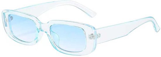 Freaky Glasses - Zonnebril classic model - Festival bril - Techno - Rave glasses - Heren - Dames - Transparant blauw van Freaky Glasses