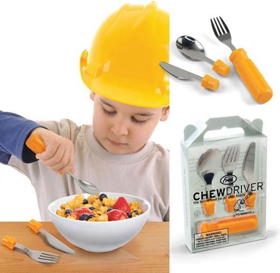 Fred Kinderbestek - 4 delig - met magneetsysteem van FRED