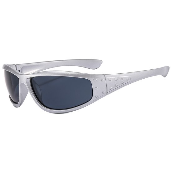 Futuristische zonnebril — Unisex — Trendy & stijlvol — Zonnebril voor heren — Fietsbril