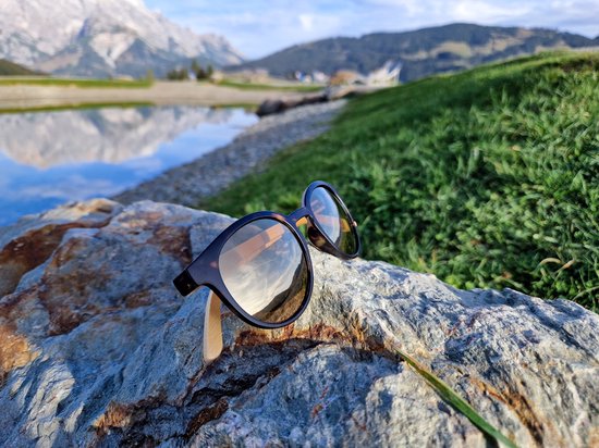 Gamswild - Zonnebril - Bamboo Beach - Bruin - Polycarbonaat van Gamswild