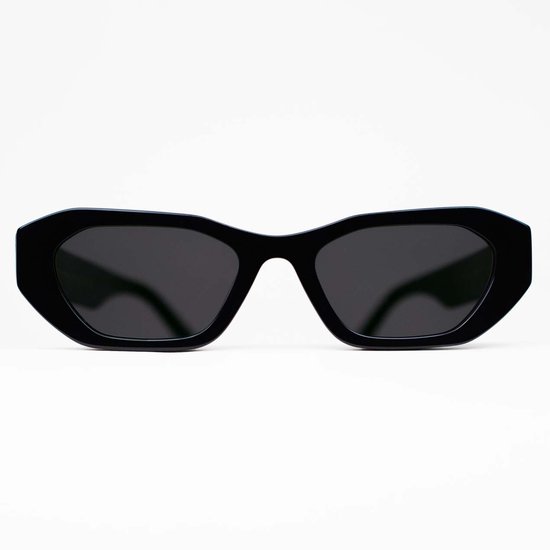 GANDS BERLIN - OBSIDIAN - Gepolariseerde Zonnebril - Smalle Rechthoekige van Merkloos