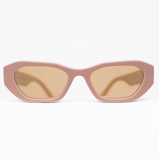 GANDS BERLIN - Smoky Mauve - Gepolariseerde Zonnebril - Smalle Rechthoekige van Merkloos