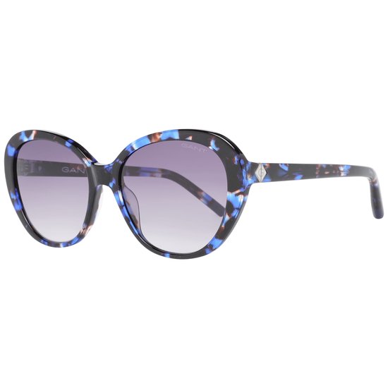 Gant dames zonnebril in Blauw tinten elegante bril voor vrouwen GA8072 55B 57 van GAN
