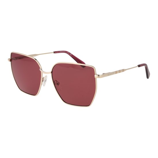 Gant Ga00011 Gepolariseerde Zonnebril Voor Dames Goud Bordeaux Man