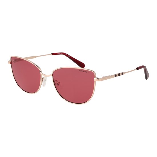 Gant Ga00012 Gepolariseerde Zonnebril Voor Dames Roze Bordeaux Man