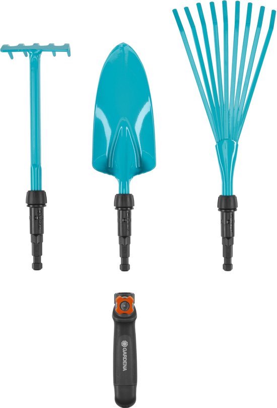 GARDENA Combisystem Kleingereedschapsset Tuingereedschapsetje - Display van GARDENA