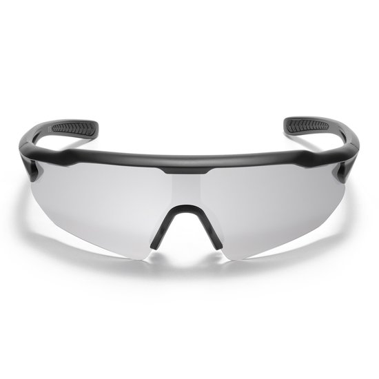 GearGlow Sport Zonnebril - Zwart - Unisex - Gepolariseerd Glas - Hardloop Zonnebril