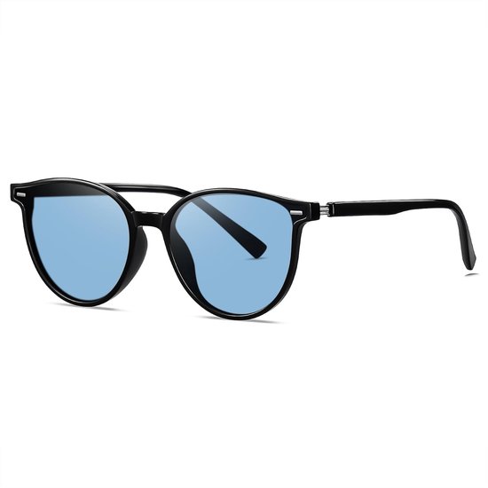 Gepolariseerd Zonnebril Dames Rond Cat-eye | TR90 Montuur,UV400,Tac,Groot,Autorijden,Reizen,Dagelijks Gebruik,Mode,Retro,Vintage,Elegant,Geïntegreerde Neuspads