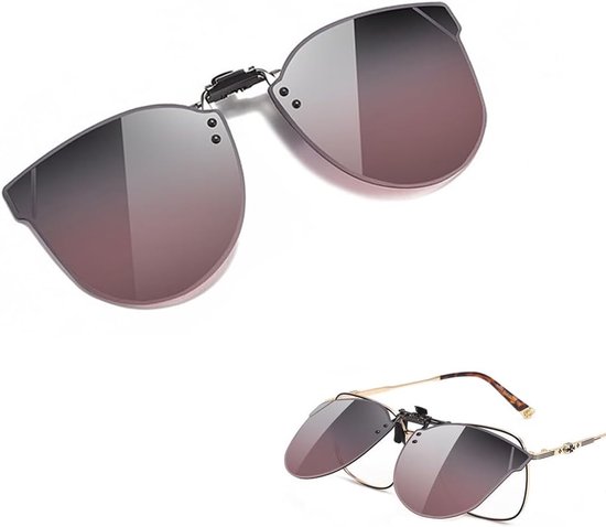 gepolariseerde clip-on zonnebril, UV400 zonnebril, gepolariseerde clip-on nachtrijbril