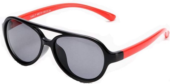 Gepolariseerde Kinder Zonnebril Vierkant Flexibel Siliconen UV400 - Voor Jongens en Meisjes 3-12 Jaar van Merkloos