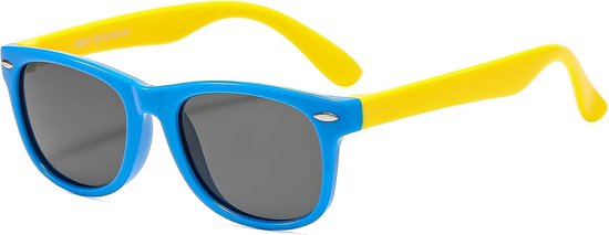 Gepolariseerde Kinderzonnebril Vierkant Flexibel Siliconen UV400 Bescherming 3-12 Jaar van Merkloos