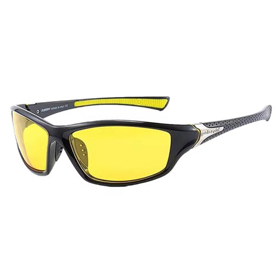 Gepolariseerde Sport Zonnebril - C6 - Polarized Sport Zonnebril - Geel van TQGX