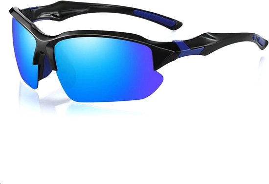 Gepolariseerde sportzonnebril, fietsbril voor heren en dames, met UV400-bescherming voor autorijden, golf, skiën, vissen en hardlopen