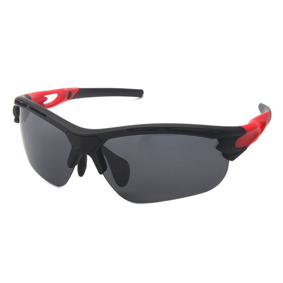 Gepolariseerde sportzonnebril — Unisex — geschikt voor tieners — Ideaal voor honkbal, wielrennen, hardlopen, vissen, golf, motorrijden en andere sporten — UV400-bescherming — B