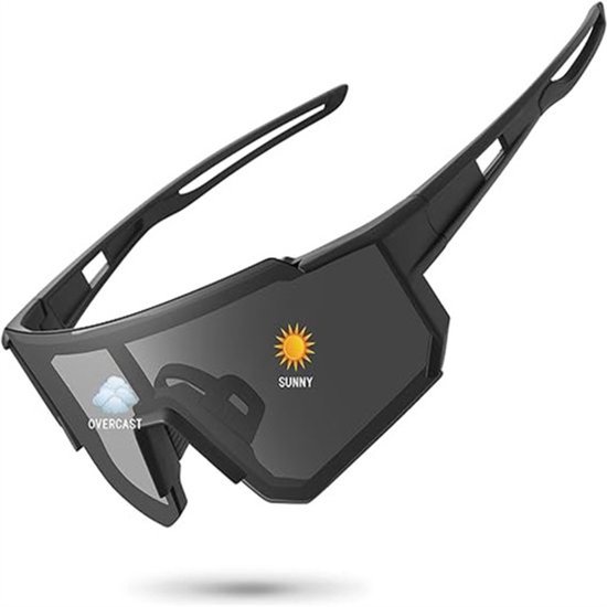 Gepolariseerde sportzonnebrillen voor mannen en vrouwen, autorijden, vissen, fietsen, mountainbiken, zonnebrillen met UV400-bescherming van Merkloos