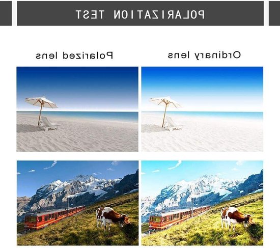 Gepolariseerde Zonnebril - Herenzonnebril - Veilig Rijden - UV Bescherming - Compact Ontwerp van Merkloos