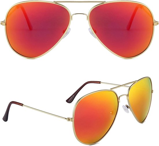 Gepolariseerde Zonnebril - Pilotenbril - Autorijden Vissen - Metaal Frame - UV400 Bescherming van Merkloos