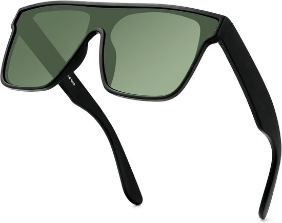 Gepolariseerde Zonnebril - Vintage Zonnebril - Bescherming Tegen Zon - UV400 Bescherming - Vierkant Model van Merkloos