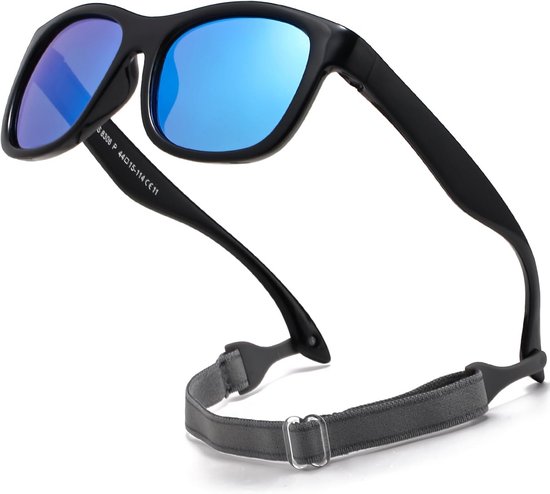 Gepolariseerde Zonnebril voor Baby's en Peuters (0-3 Jaar) met Beschermende Band van Merkloos