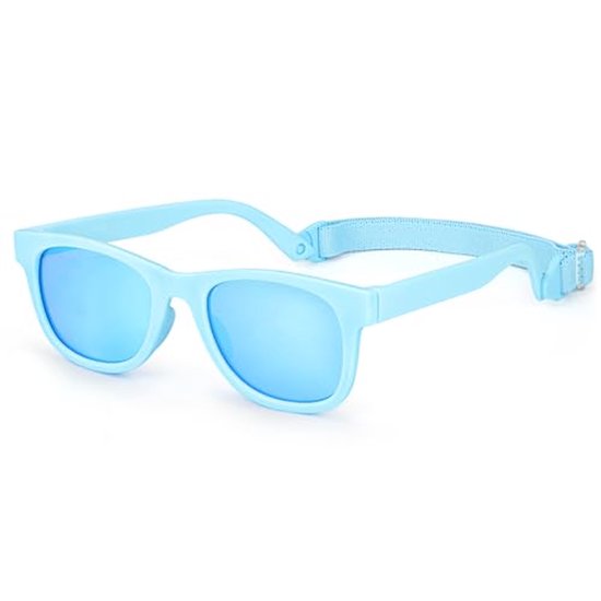 Gepolariseerde zonnebril voor baby's en peuters, flexibele en rubberen montuur, 100% UV400 bescherming van Cocobear