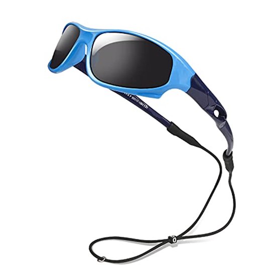 Gepolariseerde Zonnebril voor Kinderen met UV 400 Bescherming - Flexibele en Comfortabele Outdoor Eyewear van DUCO