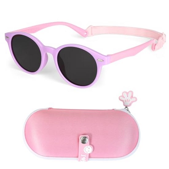 Gepolariseerde Zonnebril voor Kinderen met UV400 Bescherming en Flexibele Brilband van Merkloos