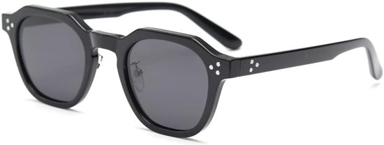 gepolariseerde zonnebril voor vrouwen mannen vierkant polygoon retro vintage zonnebril dik montuur luxe merkdesign bril