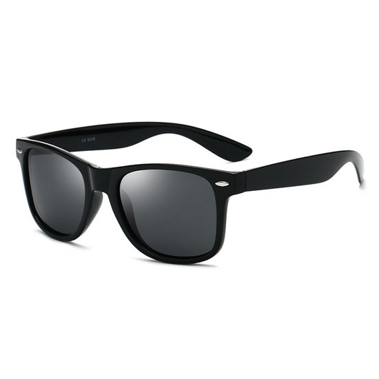 Glapeame-Gepolariseerde-Zonnebril-Uniseks-Zwart-UV400-Retro-Vintage-Klassiek-Sport-Bril-Autorijden-Kamperen van Glapeame