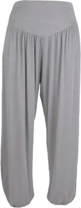 Go Go Gadget - Harembroek - Harem Palts - Yogabroek - Losse Broek - Chillbroek - Harem - Chillpants - Maat XXL - Licht Grijs van Go Go Gadget