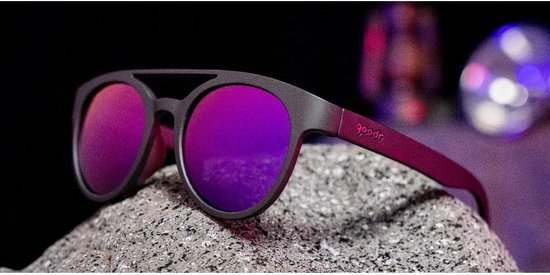 GoodR PHG The New Prospector - Hardloopzonnebril - Grijs - Unisex - Paars glas van GoodR