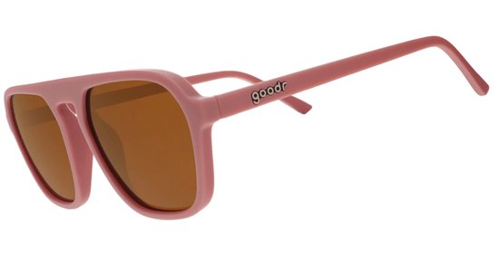 GoodR | Retro G | Threaten Me With A Good Time | Hardloop Zonnebril | Pink | M van GoodR