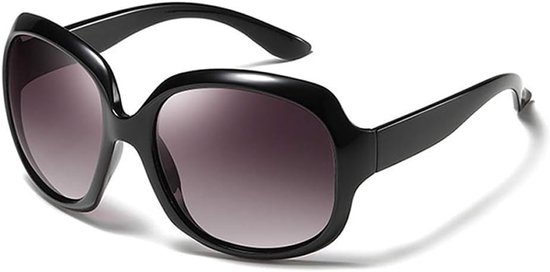 Grote Ronde Gepolariseerde Zonnebril Dames - Oversized UV400 Bescherming