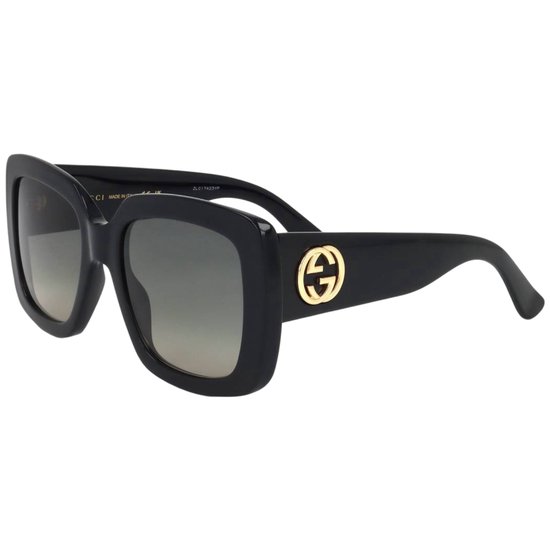 Gucci GG0141SN 001 Zonnebril - Dames - Zwart van Merkloos