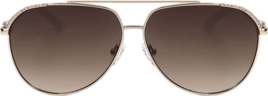 Guess GF00051/S 32F Zonnebril - Dames - Goud van Merkloos