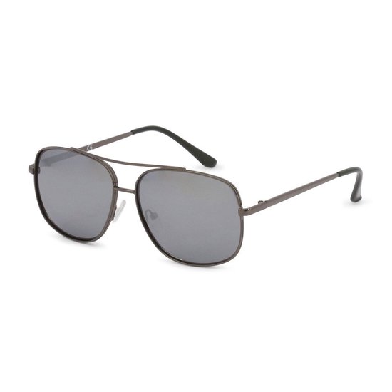 Guess - GF0207 - Zonnebril - Heren - Metaal - Grijze lens van Guess