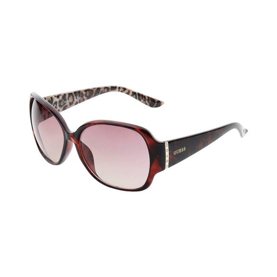 Guess - GF0284 - Zonnebril - Dames - Zwart - Paarse lens van Guess