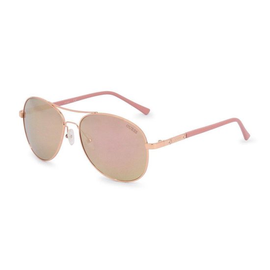 Guess - GF0295 - Zonnebril - Dames - Rosé goudkleurig - Rosé lens van Guess