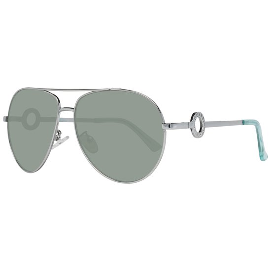 GUESS - GF0364 - Zonnebril - Unisex - Grijs - Groene lens van Guess